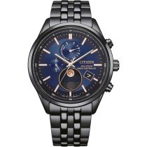 Citizen BY1035-56L Orologio Uomo Eco-Drive 4-Zonen Orologio Radiocomandato Fase lunare 42mm 10ATM 