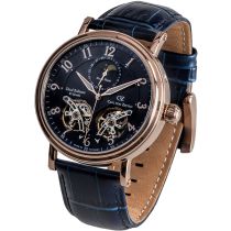 Carl von Zeyten CVZ0054RBL Murg Fase Lunare Automatico Orologio Uomo 46mm 5ATM