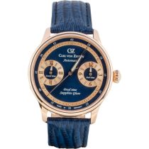 Carl von Zeyten CVZ0086RBLS Orologio Uomo Schönmünzach Automatico GMT Edizione Limitata 43mm 3ATM 