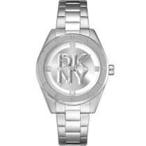 DKNY DK1L016M0045 Orologio Donna Chambers Midi Argento 34mm 5ATM