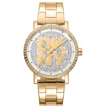 DKNY DK1L035M0215 Orologio Donna Soho Logo Oro 36mm 5ATM