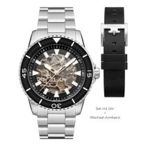 Thomas Earnshaw ES-8227-11 Wallis Skeleton Automatico Orologio Uomo 42mm