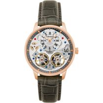 Thomas Earnshaw ES-8273-07 Brewster Double Barrel Automatico Orologio Uomo 42mm