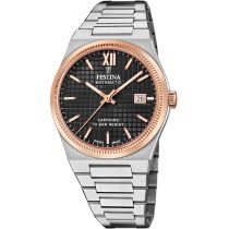 Festina F20030/3 Orologi Uomo Swiss Made Rivé Automatico 40mm 10ATM 