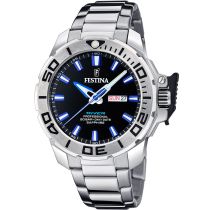 Festina F20665/3 Diver Orologio Subacqueo Orologio Uomo 46mm 20ATM