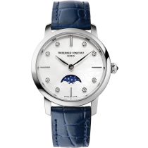Frederique Constant FC-206MPWD1S6 Slimline Moonphase Orologio Donna 