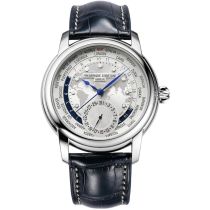 Frederique Constant FC-718WM4H6 Orologio uomo Manufacture classico Worldtimer 42mm 5ATM