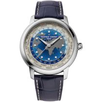 Frederique Constant FC-719BLW3H6 Orologio Uomo Classic Worldtimer Automatico 40mm 5ATM