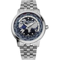 Frederique Constant FC-719NN3H6B Orologio Uomo Classic Worldtimer Automatico 40mm 5ATM
