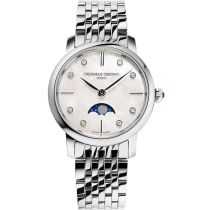 Frederique Constant FC-206MPWD1S6B Slimline Moonphase Orologio Donna 