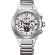 Citizen CA4690-51A Orologio Uomo Super-Titanio Zenshin Eco-Drive Cronografo 41mm 10ATM 