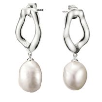 Thomas Sabo H2322-082-14 Orecchini con Perla Natural Beauty Argento Donna