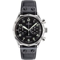 Junghans 27359000 Orologio Uomo Pilot Chronoscope 43mm 10ATM