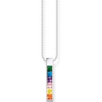 Thomas Sabo KE2113-166-7 Stone Rainbow Collare da donna, regolabile