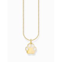 Thomas Sabo KE2266-427-14-L45V Catena placcata oro con ciondolo a forma di zampa Donna