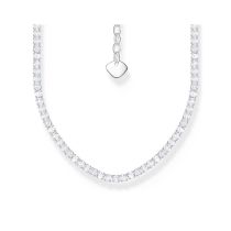 Thomas Sabo KE2303-051-14-L42V Collana in argento con pietre bianche Donne