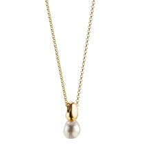 Thomas Sabo KE2318-430-14-L45V Collana con Braccialetto di Perle Natural Beauty Placcato In Oro Donna