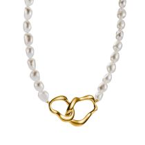 Thomas Sabo KE2321-430-14-L50V Collana di Perla Natural Beauty Placcato In Oro Donna