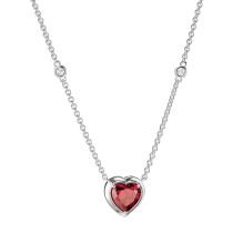 Thomas Sabo KE2365-051-10-L50V Collana Ciondolo a cuore Elyndra Argento Donna