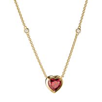 Thomas Sabo KE2365-414-10-L50V Collana Ciondolo a cuore Elyndra Placcato oro Donna