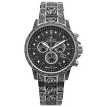 Louis XVI LXVI1721 Orologio Uomo Palais Royale Inked Diamond 43mm 10ATM 