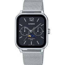 Casio MTP-M305M-1AVER Orologio Uomo Timeless Collection Fasi lunari 34mm 5ATM 