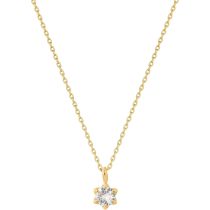 ANIA HAIE NAU006-01YG Bianco Sapphire Collare Da Donna Oro 14K, regolabile