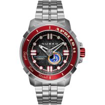 Nubeo NB-6093-22 Orologio Uomo Apollo 55th Automatico Edizione limitata 48mm 20ATM 