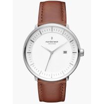 Nordgreen PH40SILEBRXX Orologio Uomo Philosopher 40mm 3ATM 