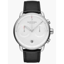 Nordgreen PI42SILEBLXX Orologio Uomo Pioneer Cronografo 42mm 10ATM 