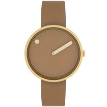 Picto 34002-4814G Cappuccino Brown 34mm 5ATM 