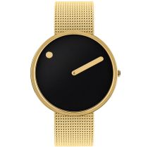 Picto 43387-0920G Black 40mm 5ATM 