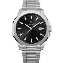 Paul Rich PR-46696 Orologi Uomo Mercer Astor Silver Black 40,5 mm 5ATM 