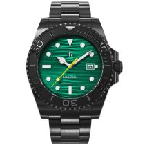 Paul Rich PR-46712 Orologi Uomo Crystal Bay Midnight Reef Black Green 40mm 5ATM 
