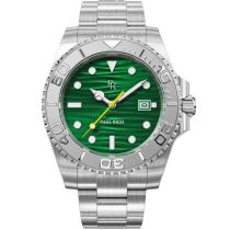 Paul Rich PR-46707 Orologi Uomo Crystal Bay Emerald Isle Silver Green 40mm 5ATM 