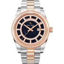 Paul Rich PR-47456 Orologio Uomo Crown Legacy Silver Rose Gold Aventurine Blue 40mm 5ATM