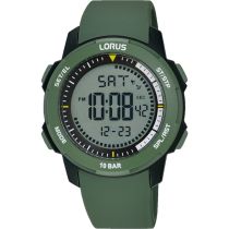 Lorus R2377PX9 Orologio Uomo Digital Cronografo 40mm 10ATM 