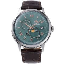 Orient RA-AK0805E30B Orologio Uomo Bambino Sun & Moon 41mm 3ATM 