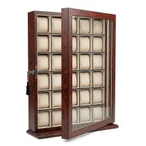 Rothenschild Vetrina degli orologi RS-1135-30BU per 30 orologi 