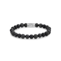 Rebel & Rose Bracciale Nero Rocks RR-80041-S-M Uomo