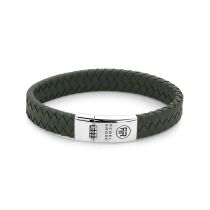Rebel & Rose Braccialetto Braided Flat RR-L0148-S-L+ Uomo
