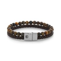 Rebel & Rose RR-M0058-S-L Braccialetto Full Metal Combo 12mm Tiger Lily