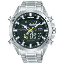 Lorus RW663AX9 Orologio Uomo Analogico Digitale Allarme Cronografo 45mm 10ATM