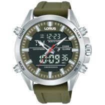 Lorus RW669AX9 Orologio Uomo Analogico Digitale Allarme Cronografo 45mm 10ATM