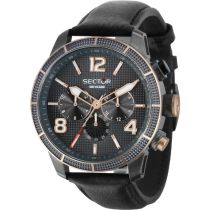 Sector R3251575013 Cronografo Orologio Uomo 45mm 10ATM