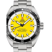 Swiss Military SMA34100.05 Diver Titanio Automatico Orologio Uomo 42mm 30ATM