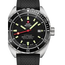 Swiss Military SMA34100.06 Diver Titanio Automatico Orologio Uomo 42mm 30ATM