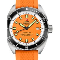 Swiss Military SMA34100.10 Diver Titanio Automatico Orologio Uomo 42mm 30ATM