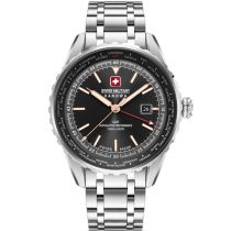 Swiss Military Hanowa SMWGH0003203 Orologi Uomo Afterburn GMT 44mm 10ATM 