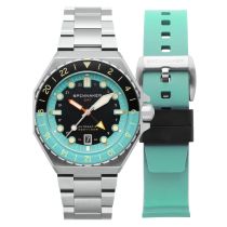 Spinnaker SP-5119-33 Dumas Automatico GMT Orologio Uomo 44mm 30ATM